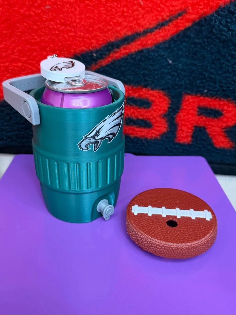 Custom Design - Philadelphia Eagles Cooler Can Holder 12 oz by 3d print